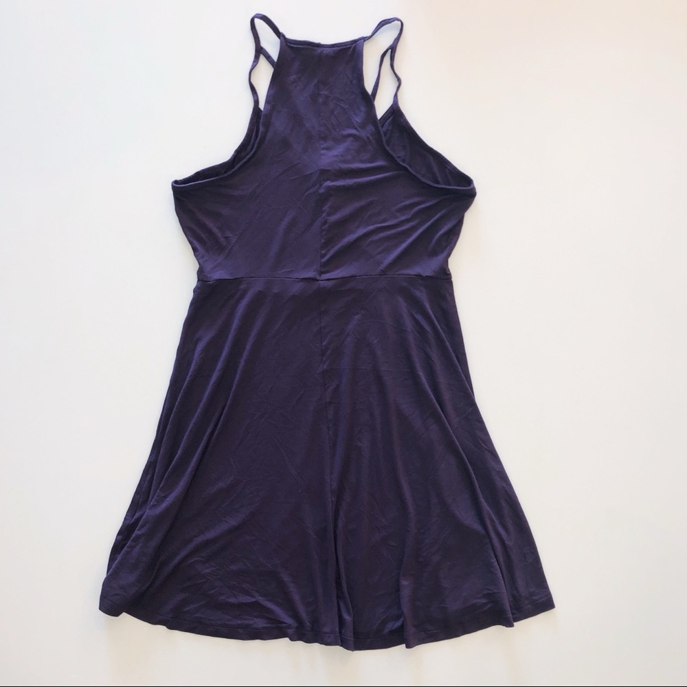 Express Soft and Swing Purple Strappy Dress M - Picture 3 of 4
